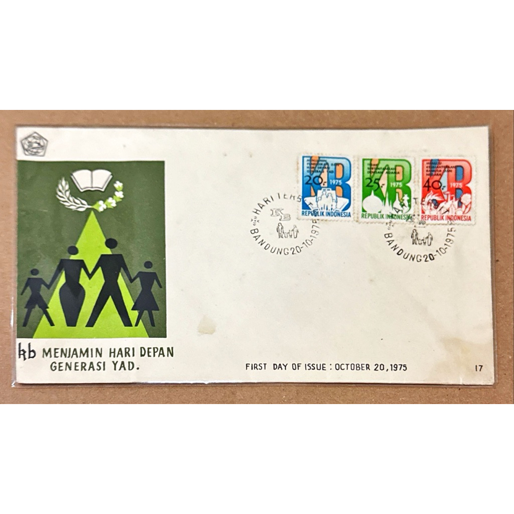 PRANGKO INDONESIA 1975 SHP KELUARGA BERENCANA MINT.