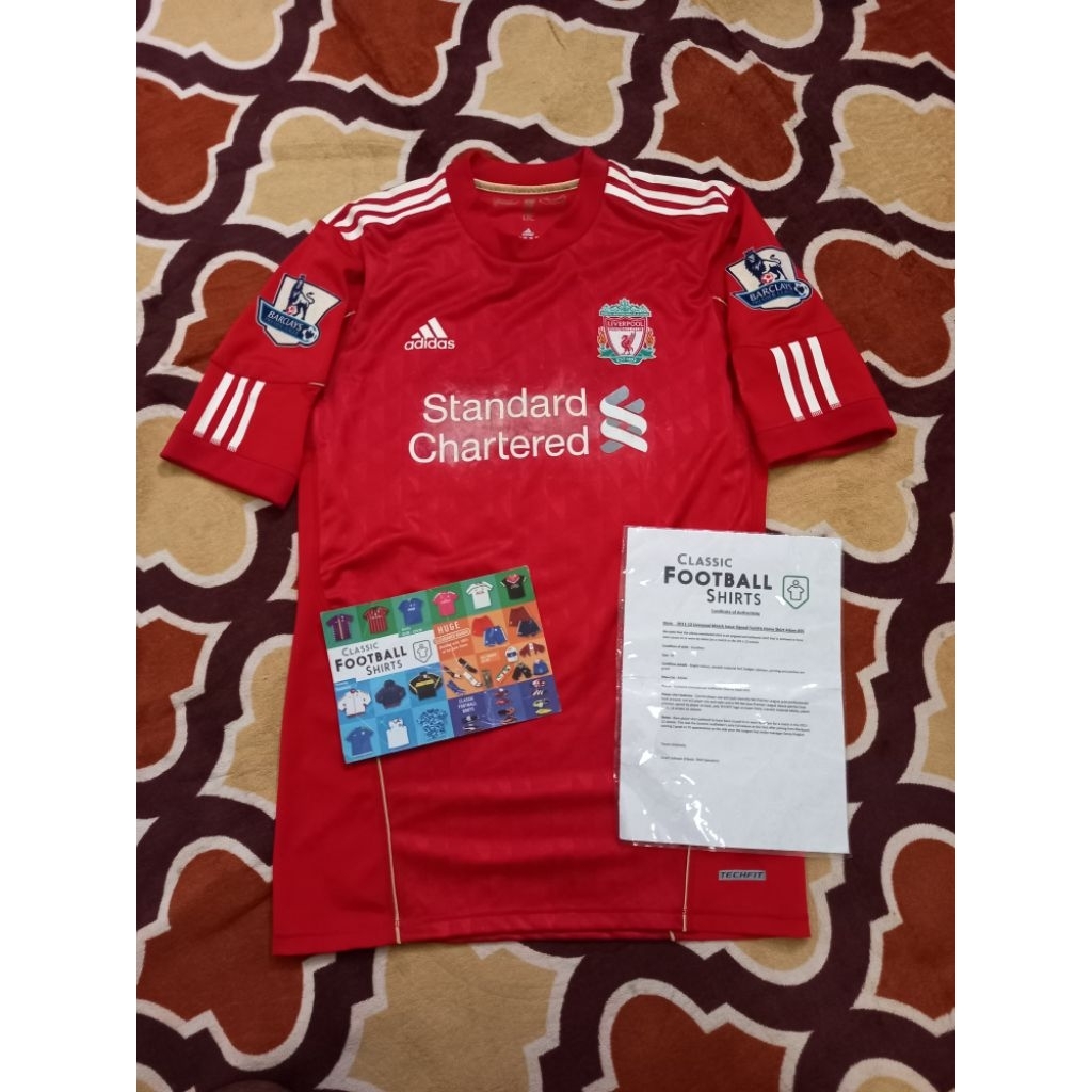 Jersey Original Liverpool Home 2011 2012 matchworn/issued + signed + COA