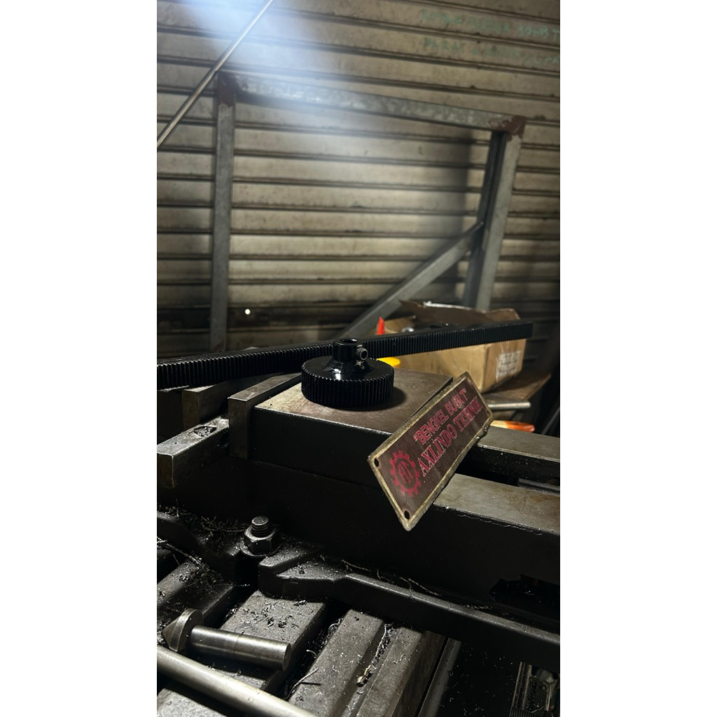 Roda gigi rek/RackGear halus mesin sablon cup semi oto