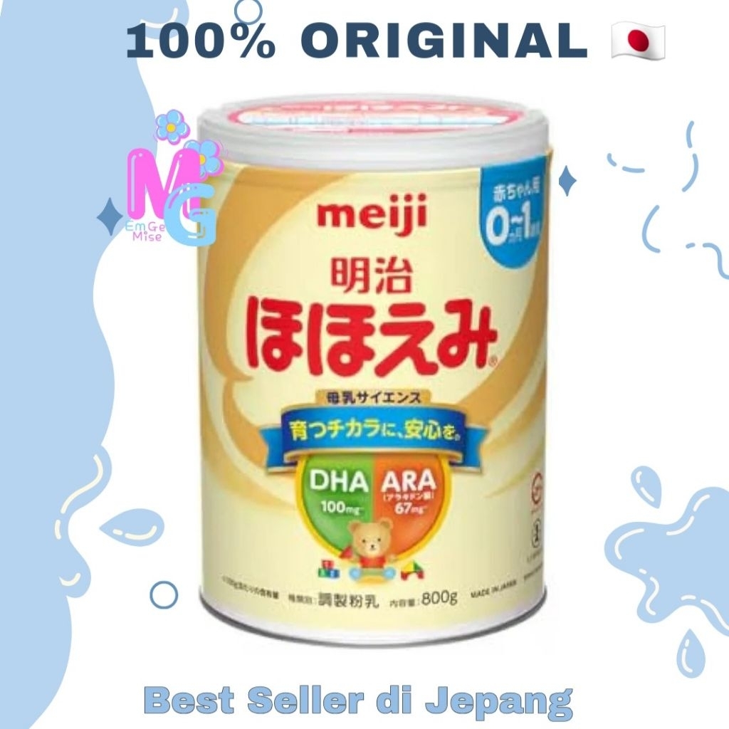 Meiji Hohoemi Susu Formula Original Jepang