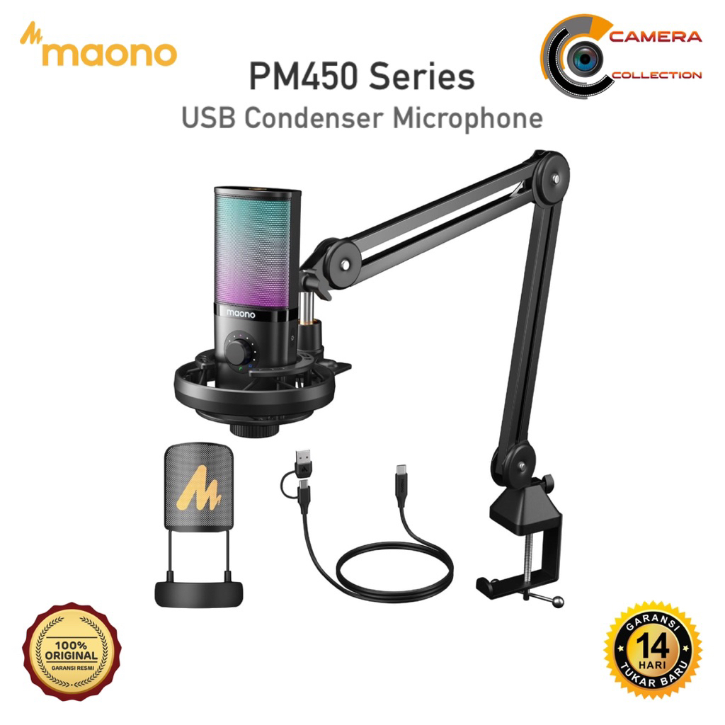 MAONO PM450S / PM450 Series USB Condenser Microphone for Recording and Poscasting