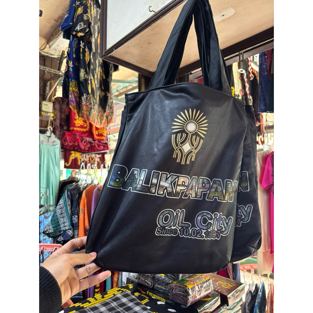 oleh oleh totebag balikpapan oil city