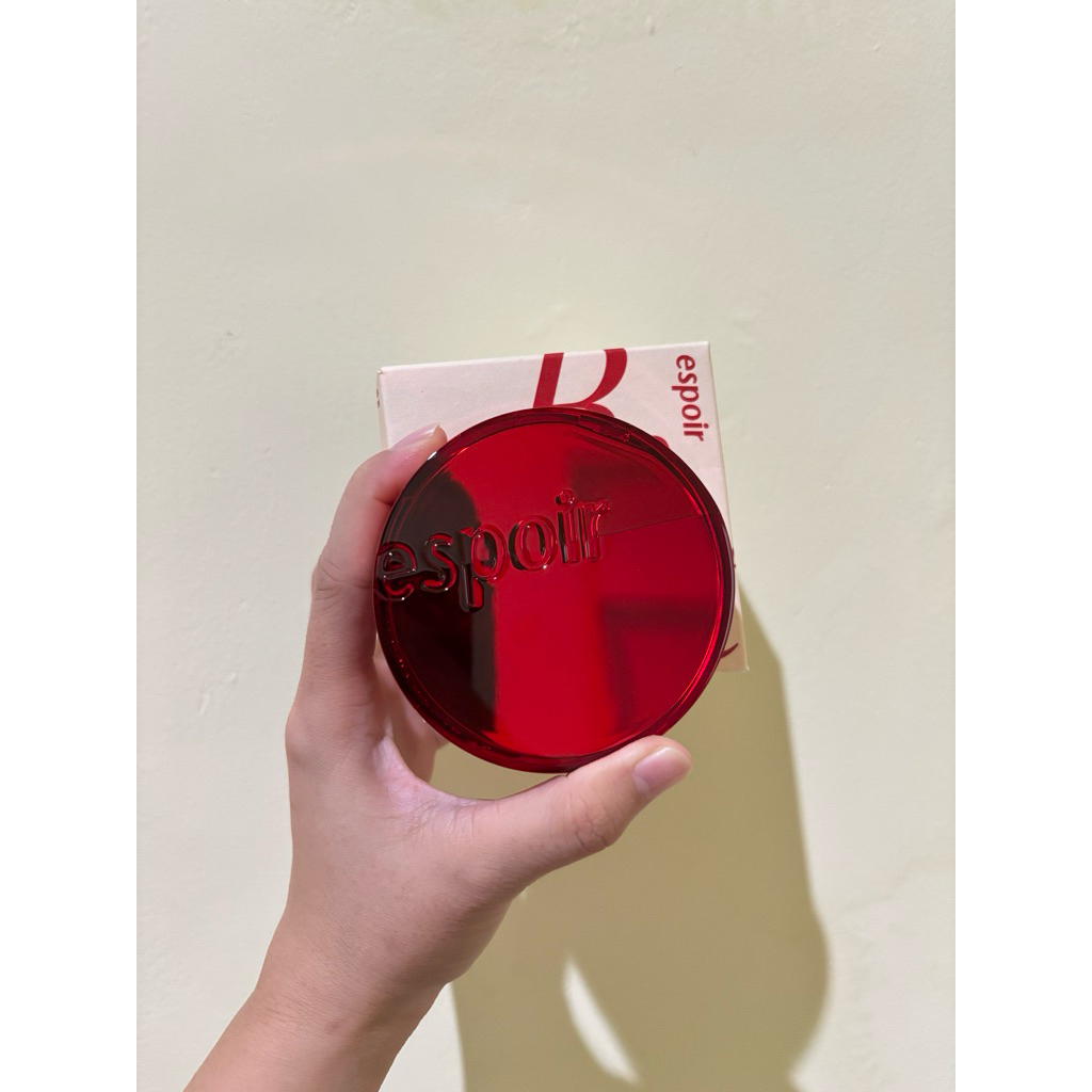 (PRELOVED) Espoir Be Velvet Cover Cushion - 25 TAN