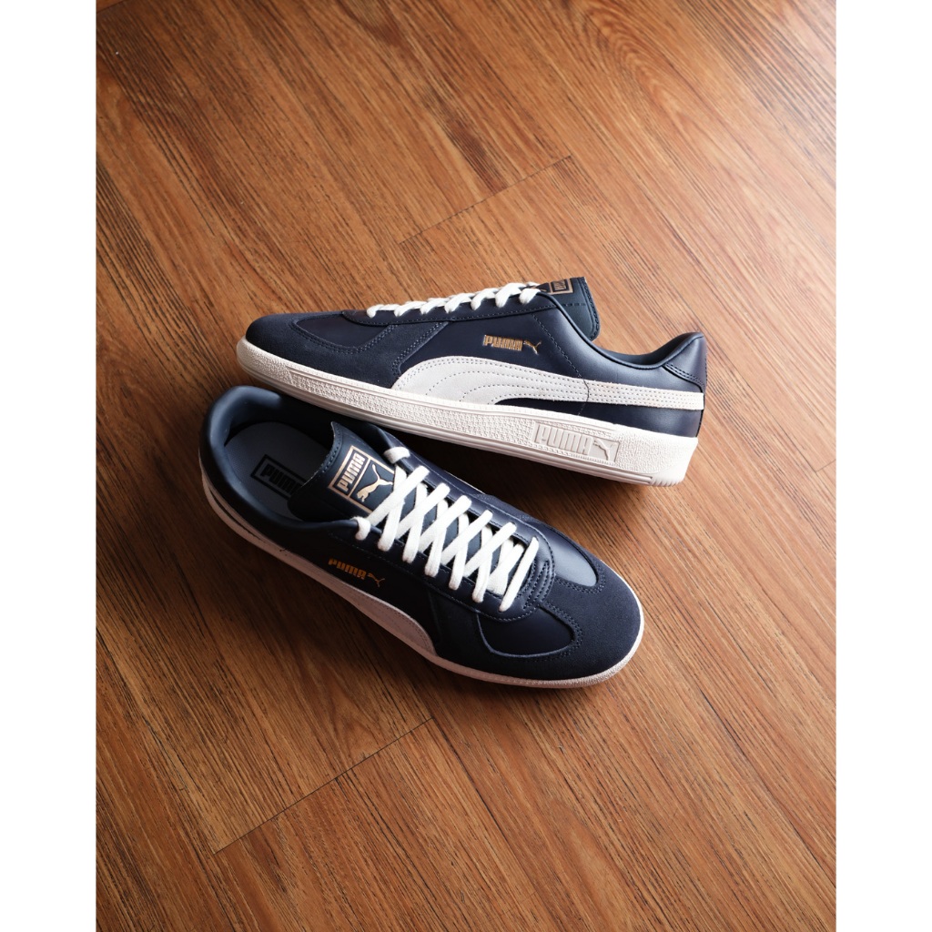 SEPATU CASUAL SNEAKERS PUMA ARMY TRAINER  NAVY WHITE [386607 11] ORIGINAL