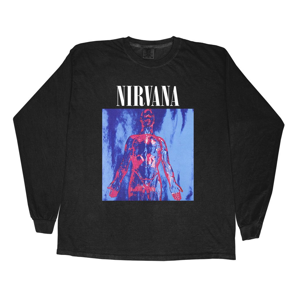 Kaos Band Nirvana Sliver Longsleeve T-shirt Lengan Panjang