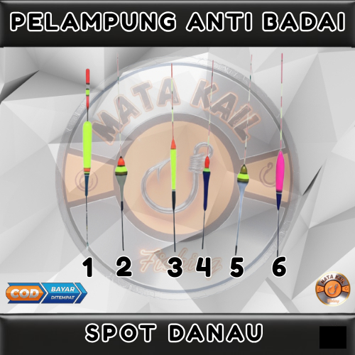 Pelampung Pancing Anti Badai / Kambangan Anti Badai
