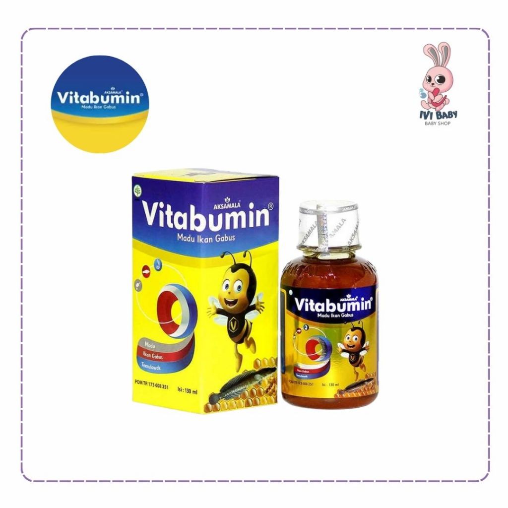 Vitabumin Madu Ikan Gabus | Vitamin Daya Tahan Tubuh | Vitamin anak 1 tahun