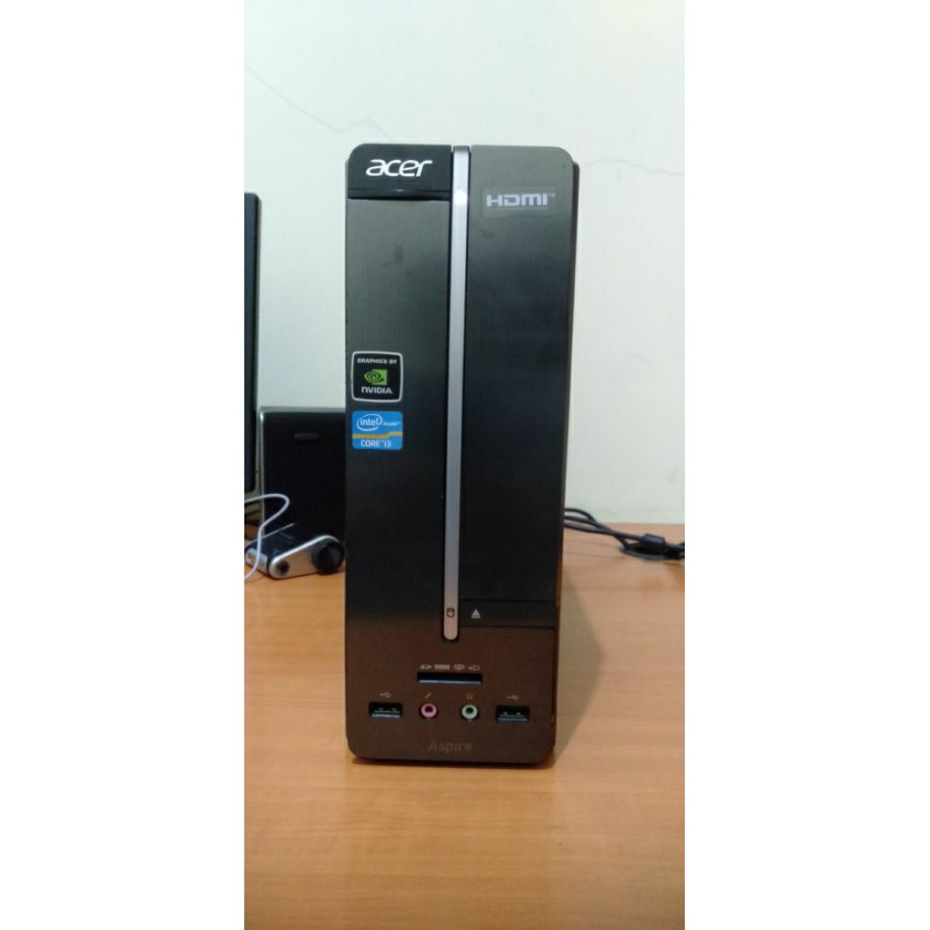 PC Intel Core i3 Gen4 RAM 8GB HDD 500GB Case Acer Mini Tower+VGA Card