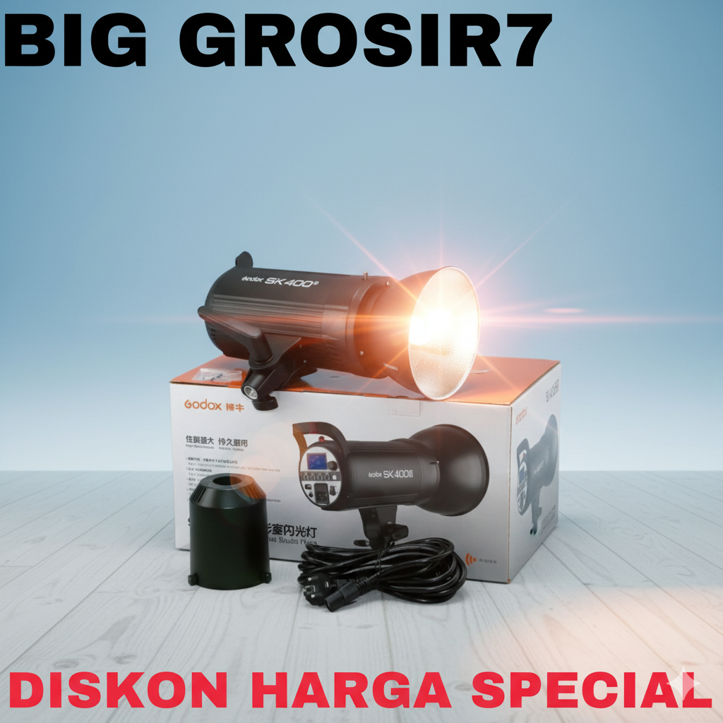 GODOX SK-400II LIGHTING STUDIO FLASH