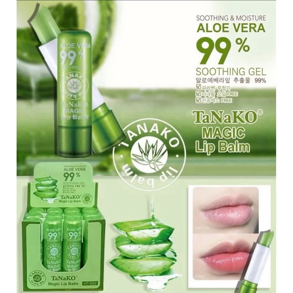MAGIC LIP BALM ALOE VERA 99% ORIGINAL THAILAND