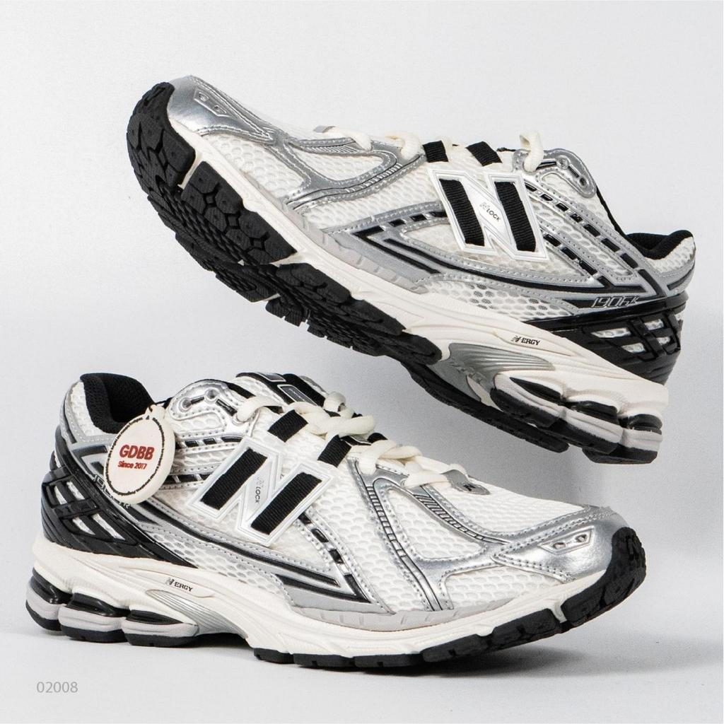 Sepatu New Balance NB 1906R White Silver Black Sepatu Casual Gym Olahraga Joging Pria Wanita