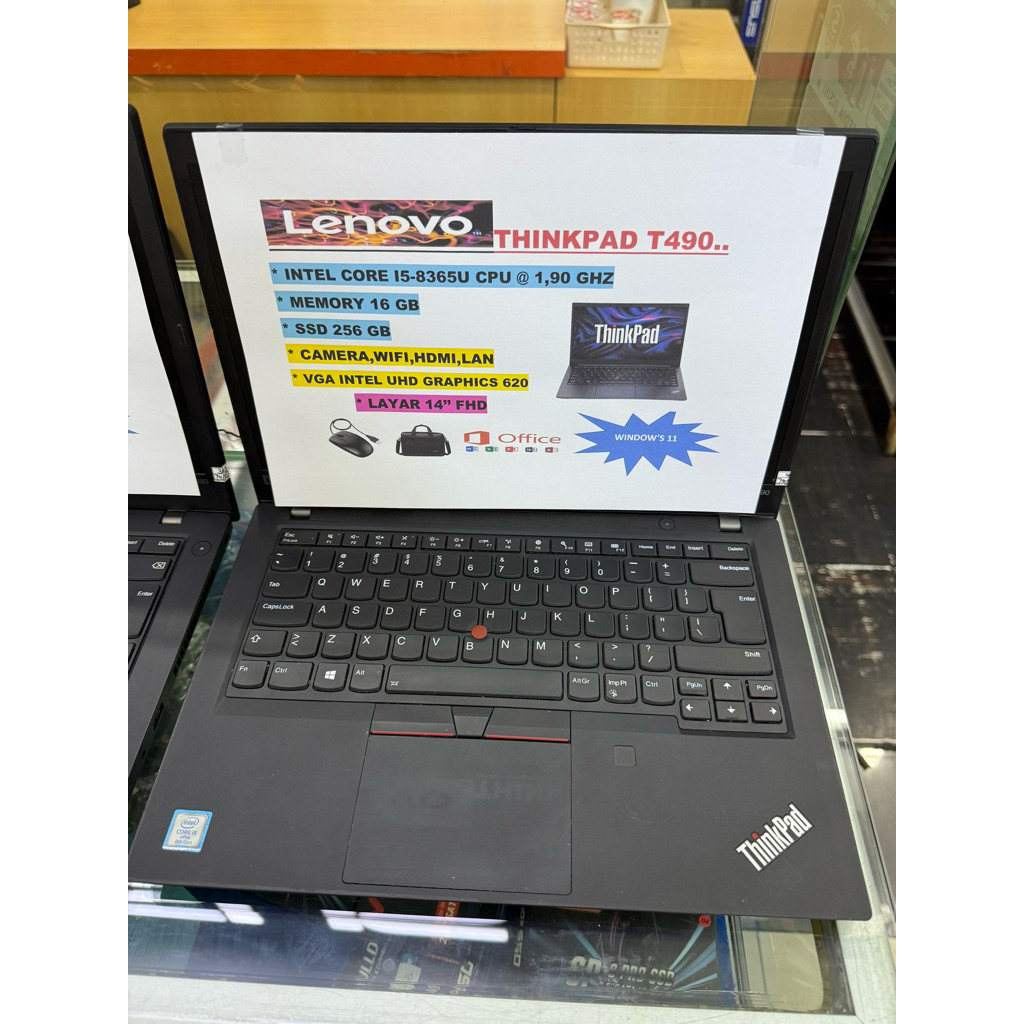 LENOVO THINKPAD T490 core i5 gen 8