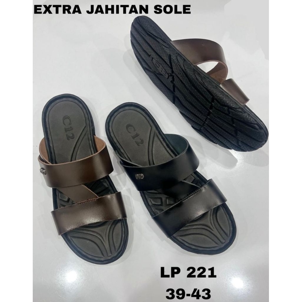 SANDAL KULIT PRIA C12 LP 221 39-43