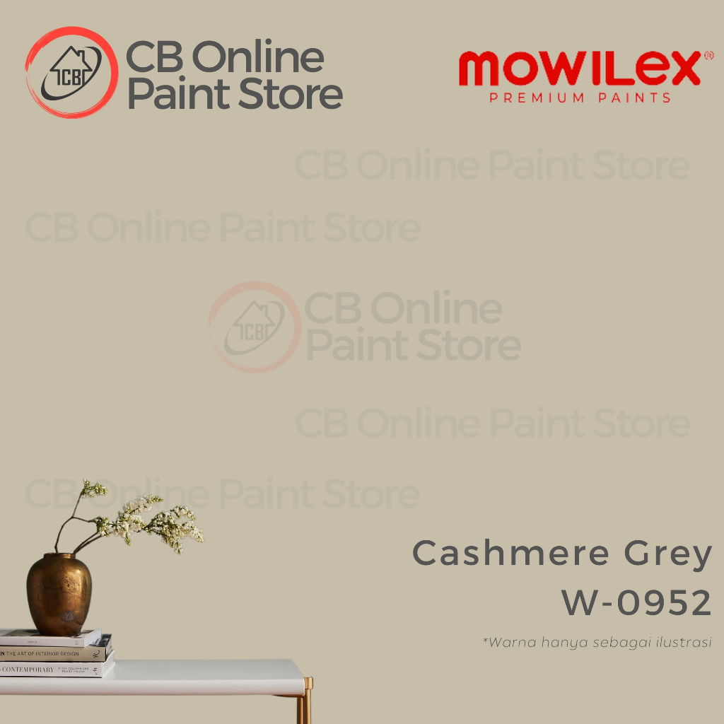 CAT TEMBOK MOWILEX - CASHMERE GREY W-0952 - LITER
