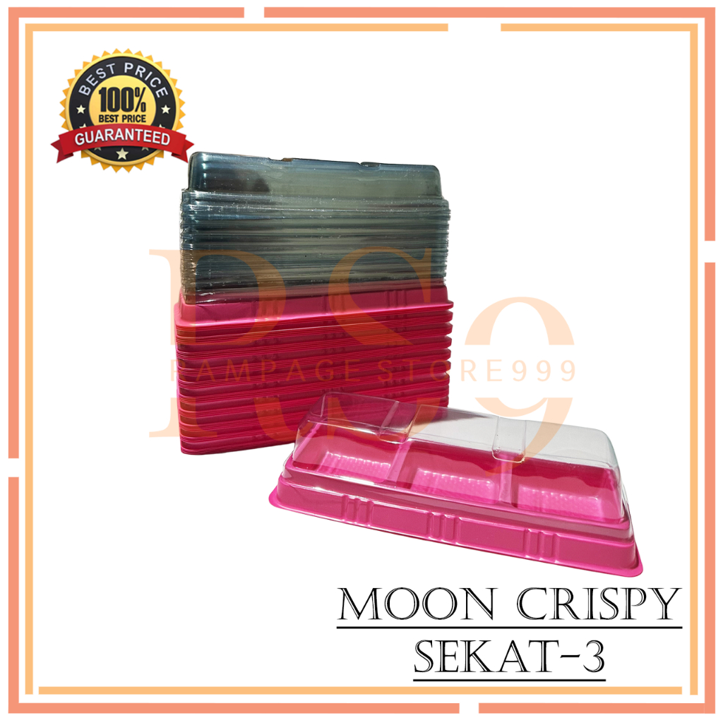 mika moon crispy sekat 3 isi 25 SET/ mika mochi / tempat mochi / mochi bites / mika mochi 3 biji / t