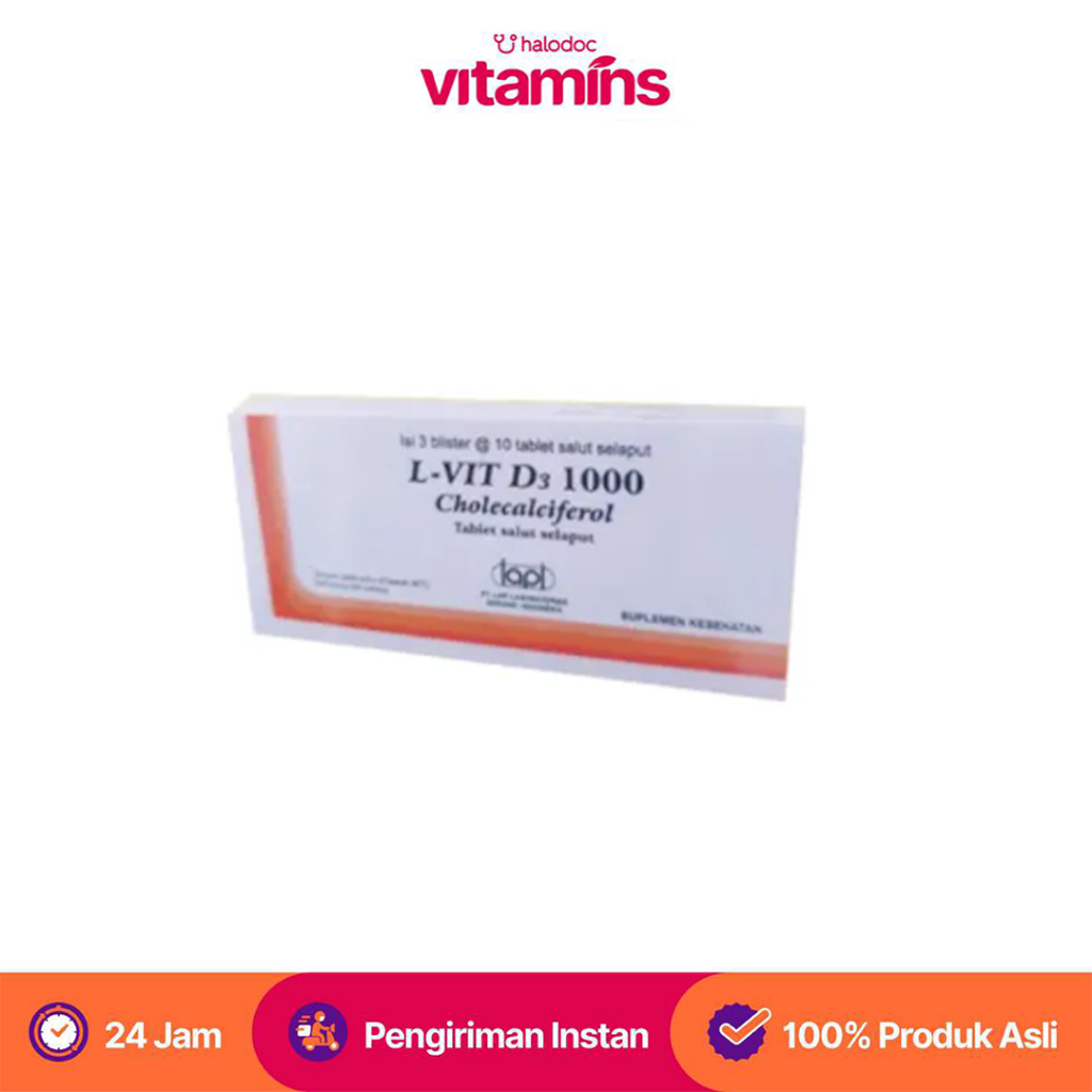 L-VIT D3 1000 10 TABLET