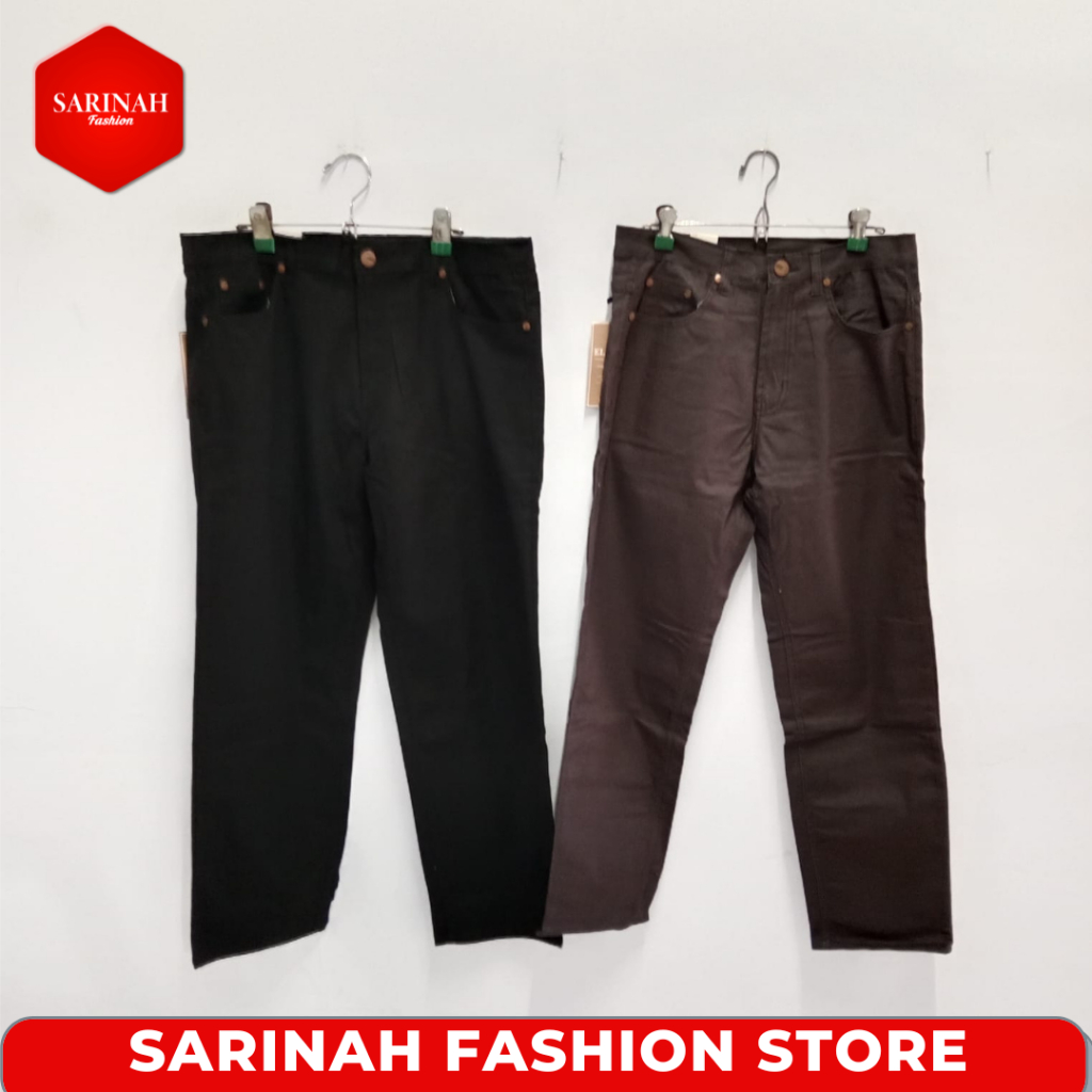 Celana Panjang Pria Eldest Chino Semi Jeans Warna