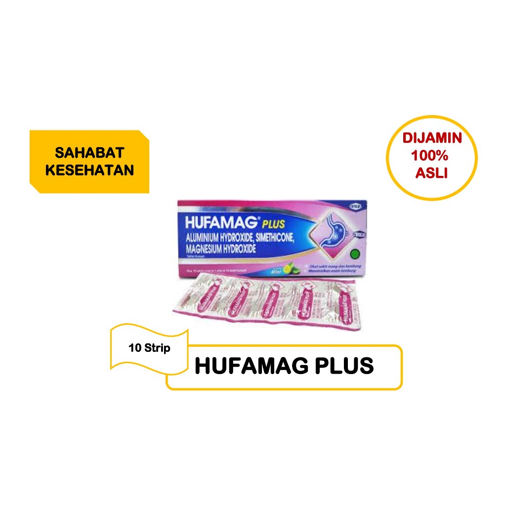 HUFAMAG PLUS (tablet) | OBAT ASAM LAMBUNG DAN GERD