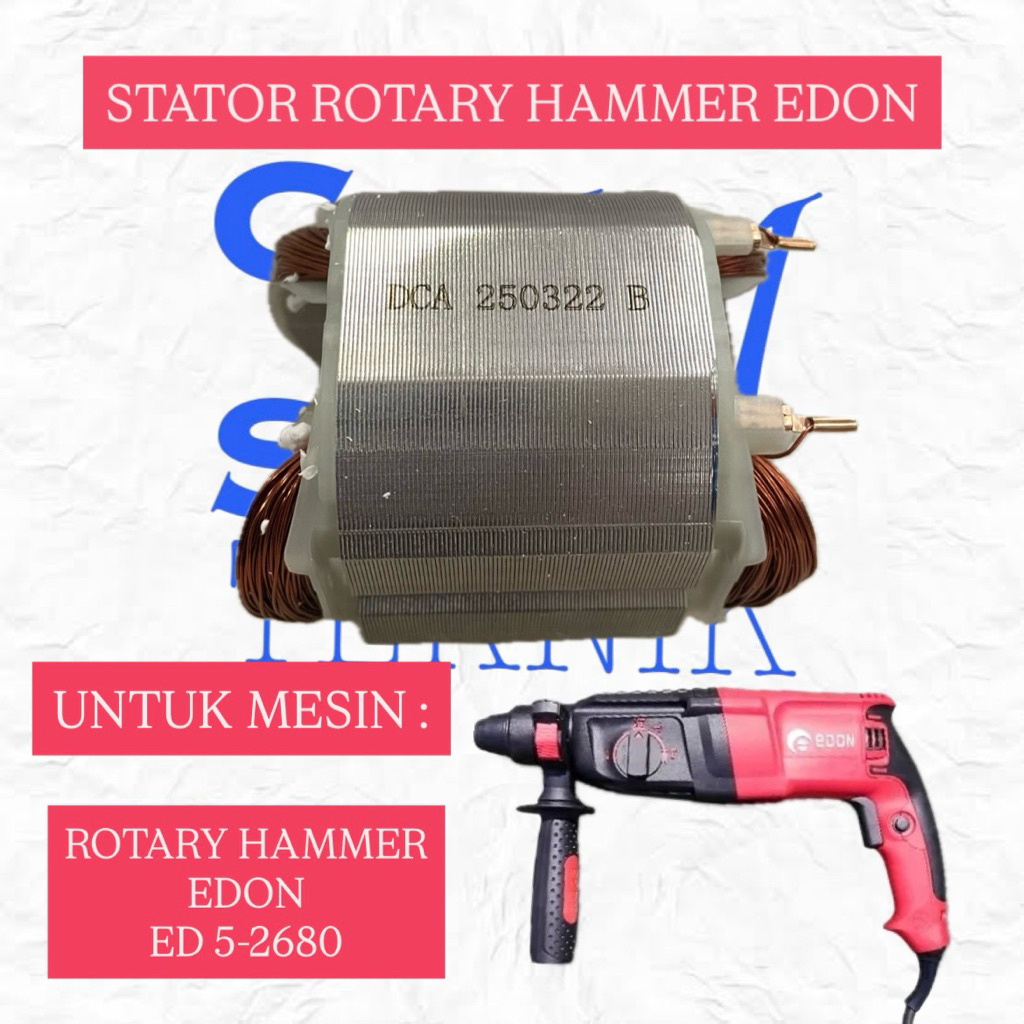STATOR ROTARY HAMMER EDON ED5-2680 BANTALAN ROTARY HAMMER EDON ED52680