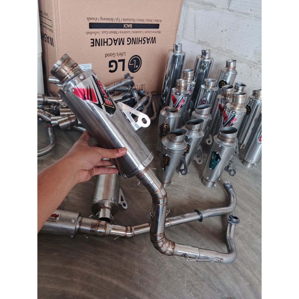 knalpot racing best3 in 38 Honda beat