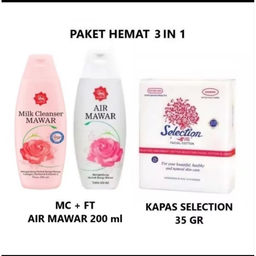 Paket hemat 3in 1 viva Pembersih Wajah