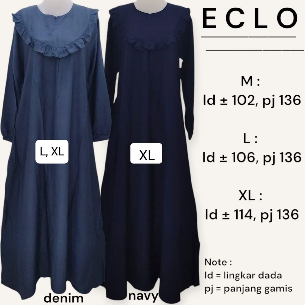 Gamis Pololinen Eclo ➡️