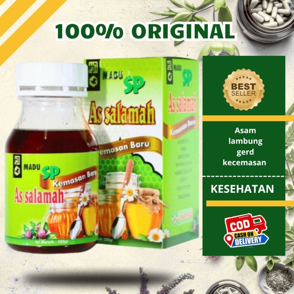 madu Assalamah SP / madu herbal untuk lambung dan pencernaan sehat / best seller