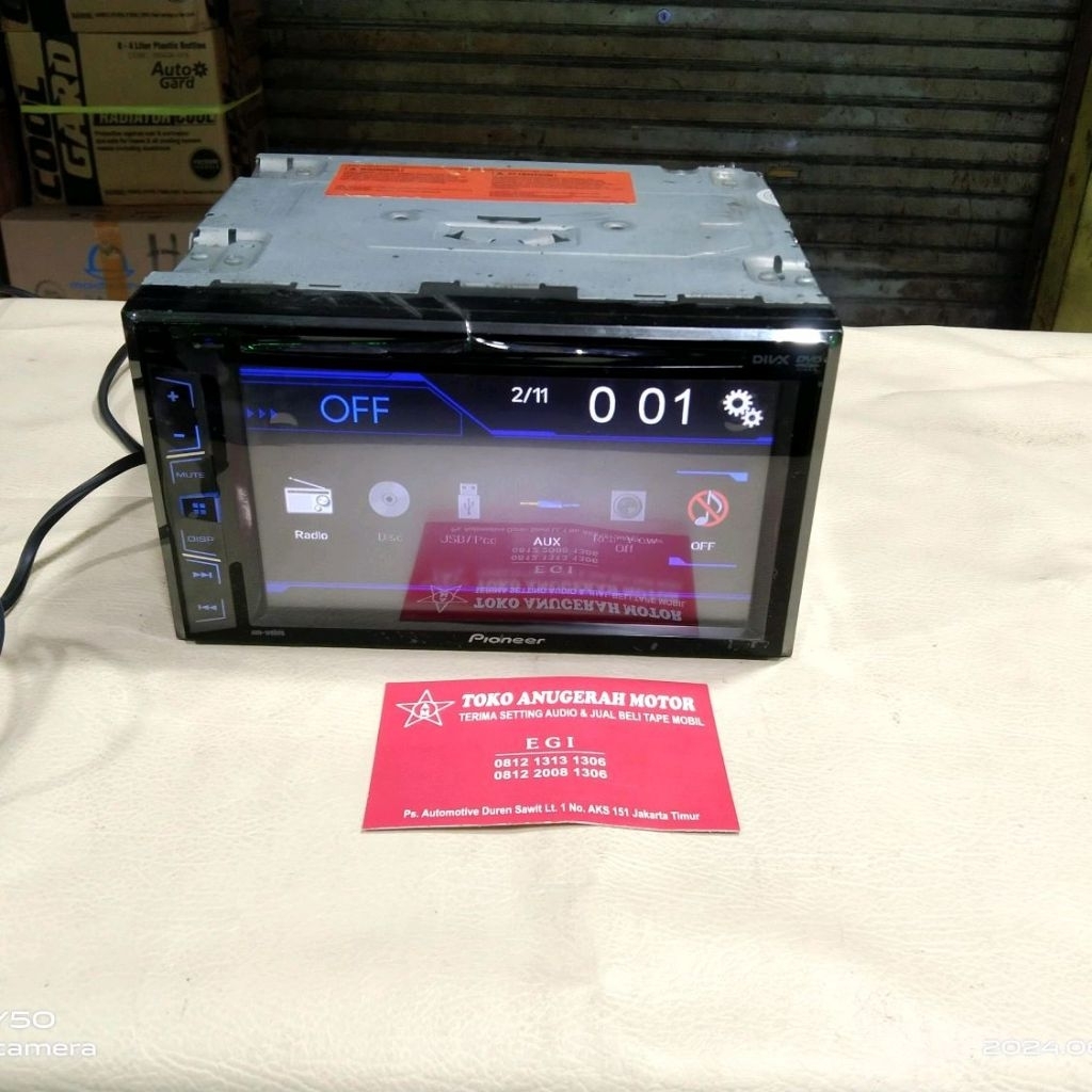 Head unit doubel Din Pioneer AVH-175DVD