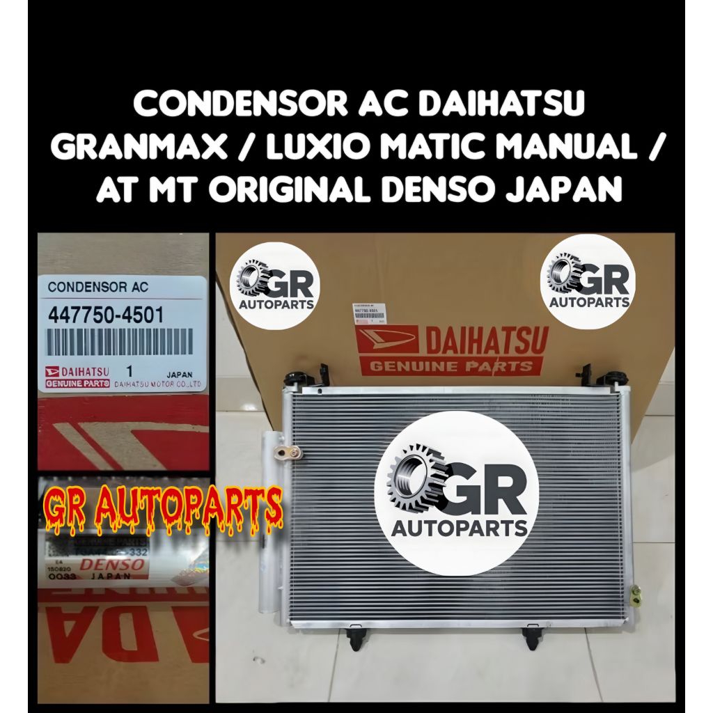CONDENSOR AC KONDENSOR DAIHATSU GRANMAX / LUXIO DENSO JAPAN
