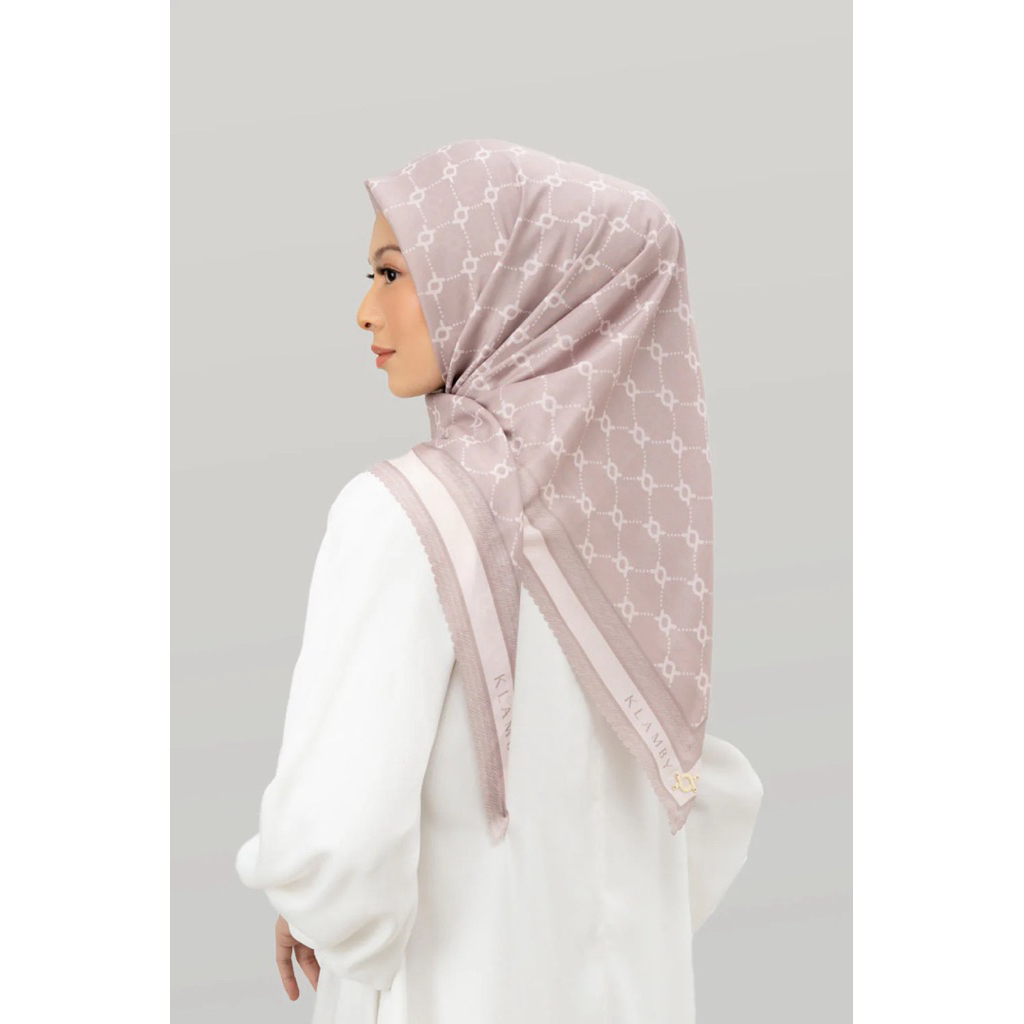 Wearing Klamby Scarf Monogram London