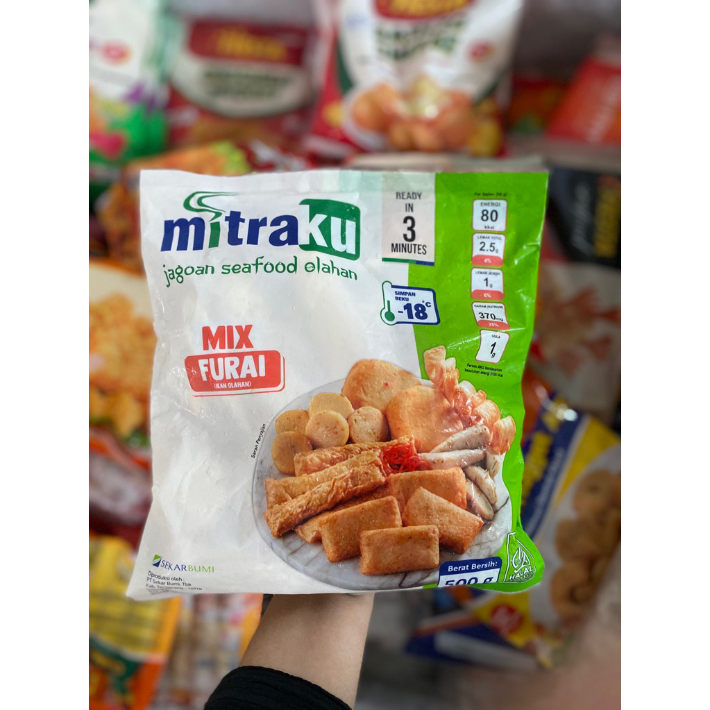 Mitraku Bakso Mix 500gr / seafood olahan frozen