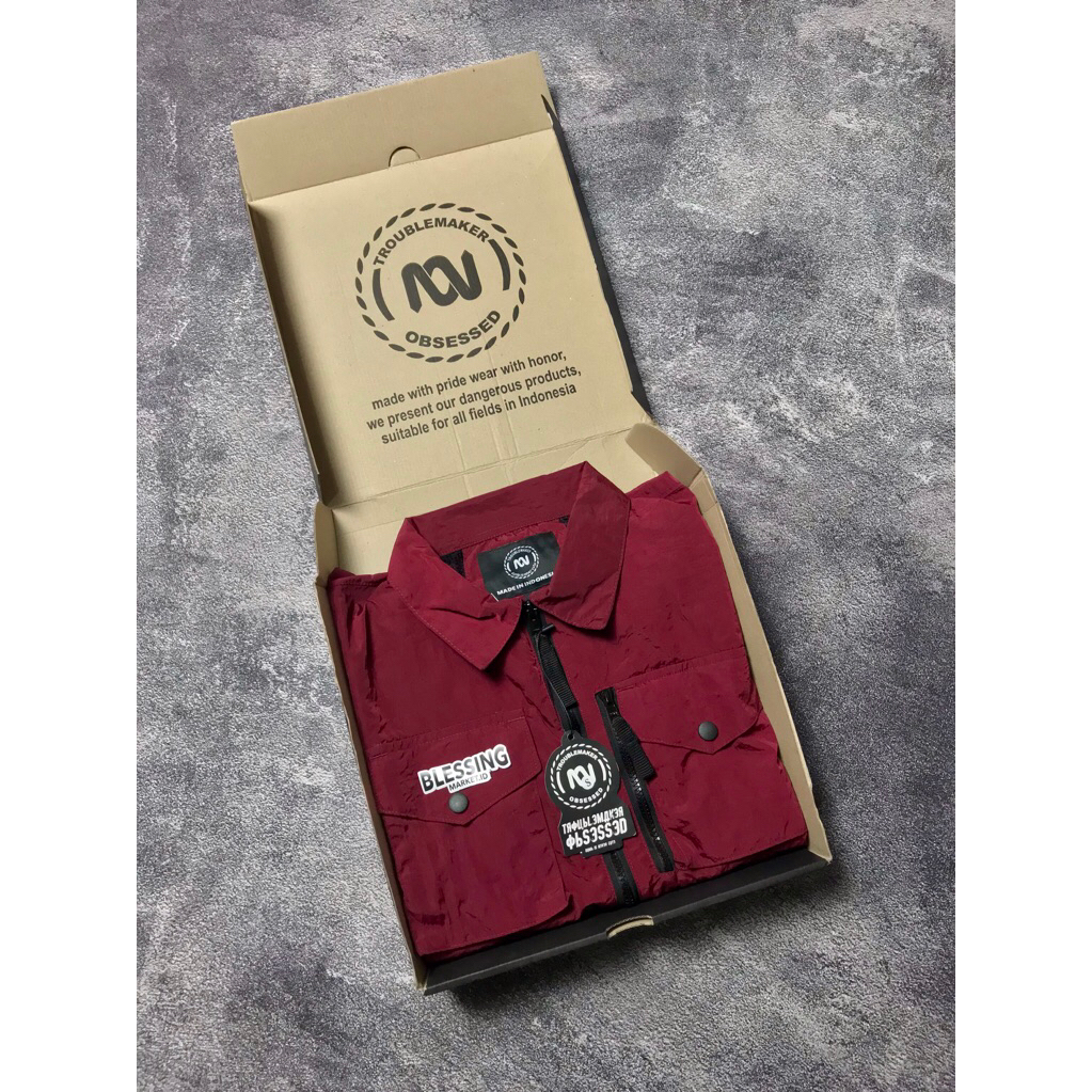 Overshirt Troublemaker Obsessed - Buckingham Maroon