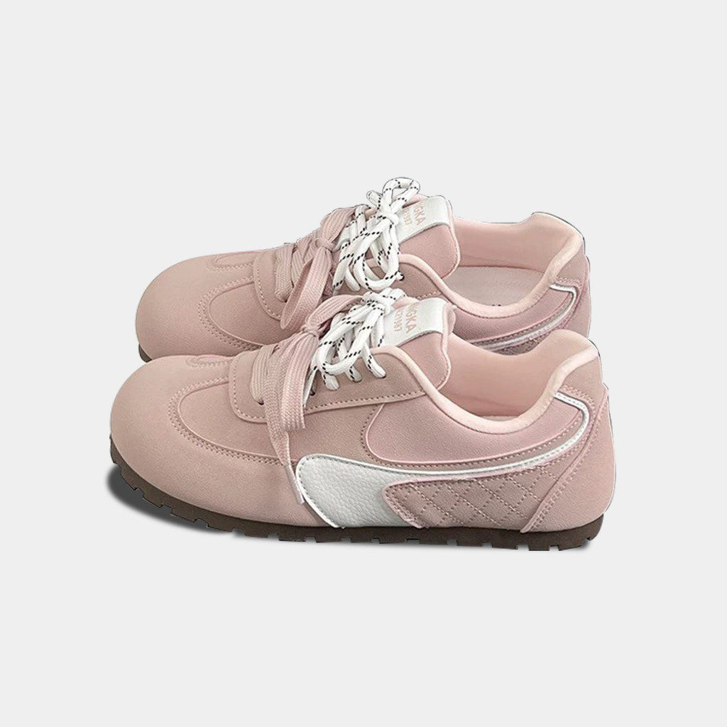 Sepatu Wanita Sneakers Kasual Retro Tipis & Nyaman Fashionable ST108 Casual Shoes