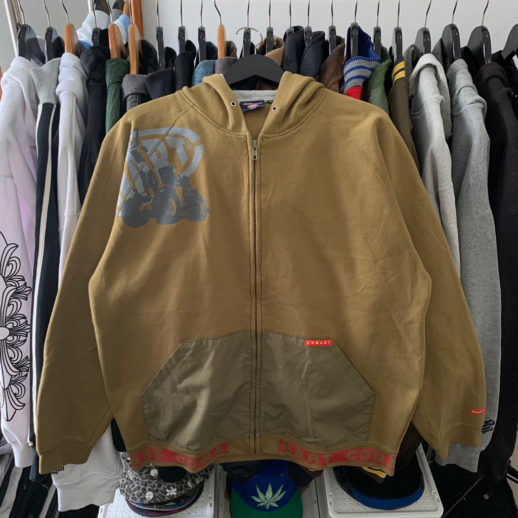 Y2k hiphop zip hoodie conart