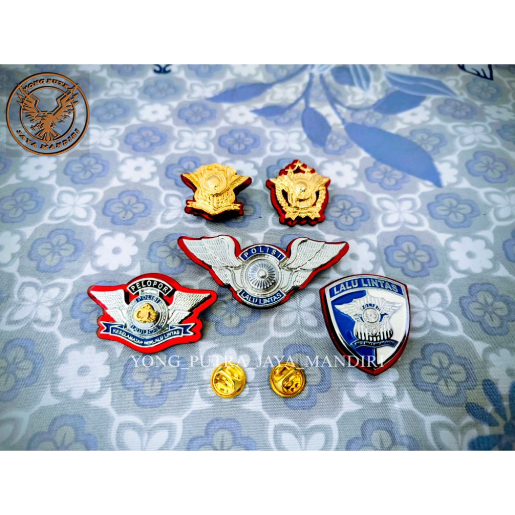ATRIBUT PIN LANTAS POLRI PIN PELOPOR LANTAS POLRI / PIN DIKJUR LANTAS / PIN COMUNITY LANTAS / PIN LA