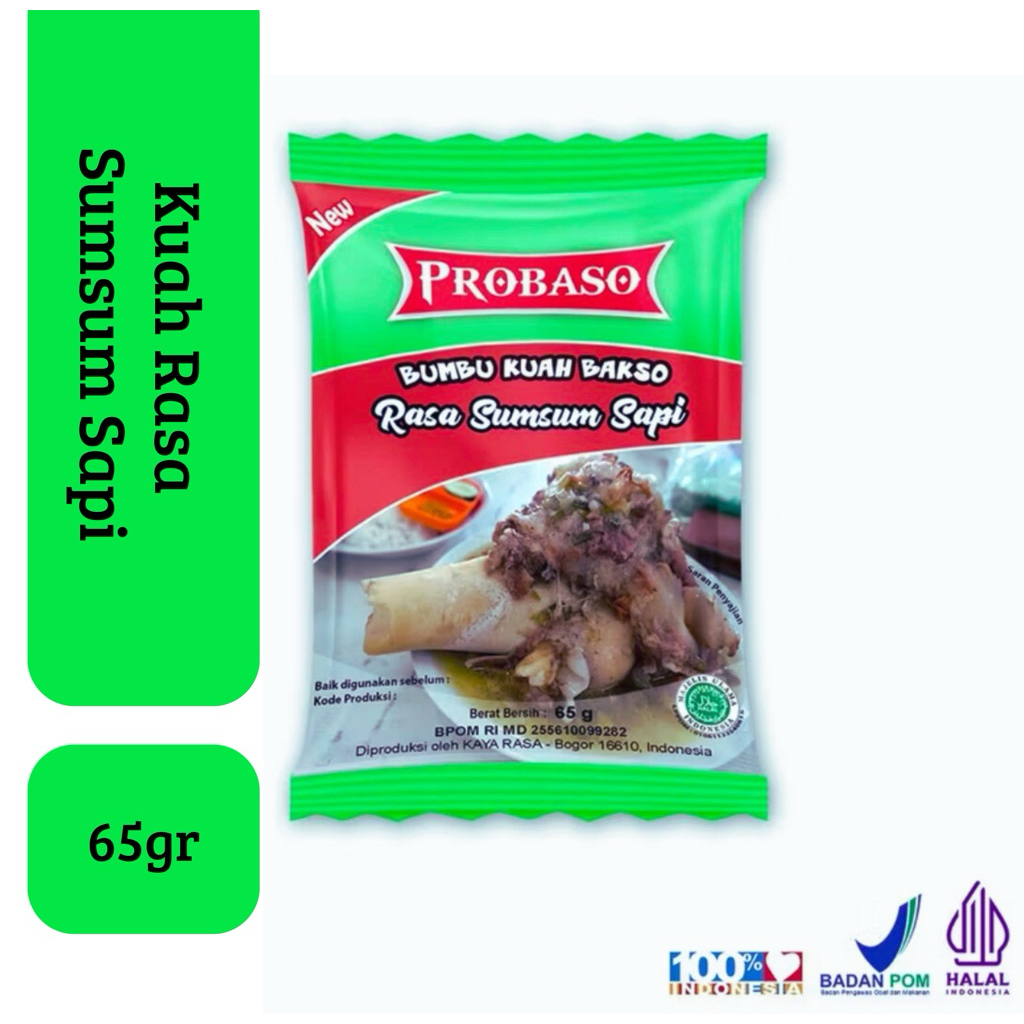 "PROBASO" Kuah Bakso Rasa Sumsum Sapi 65g