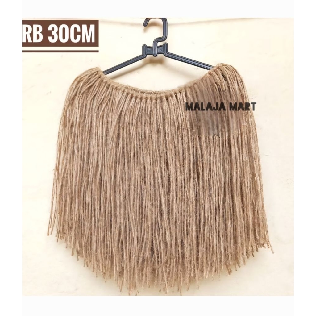Rok Adat Papua Untuk Anak / Rok Rumbai Goni / Rok Rumbai Papua 30cm