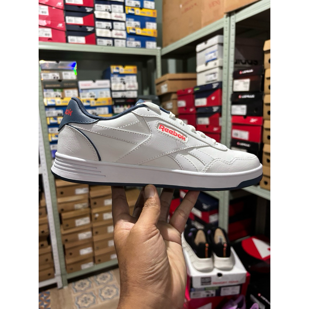 Sepatu REEBOK COURT ADVANCE white blue