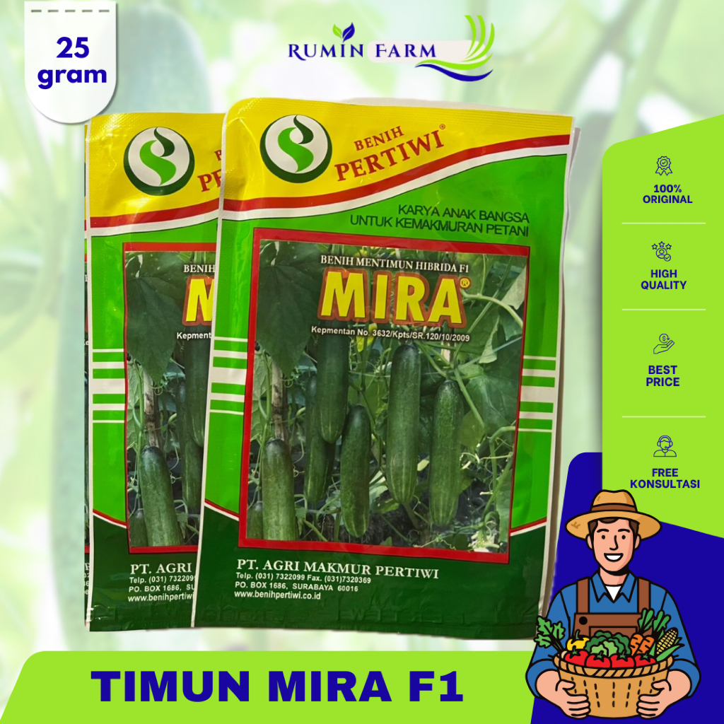 Benih Timun Mira  Cap Pertiwi
