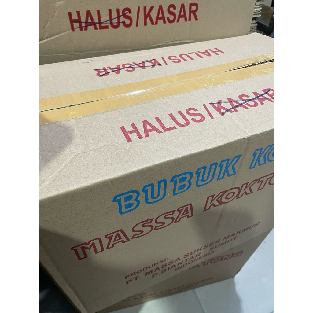 1 DUS Kok Tong kopi 1kg asli siantar halus/kasar isi 10bgks