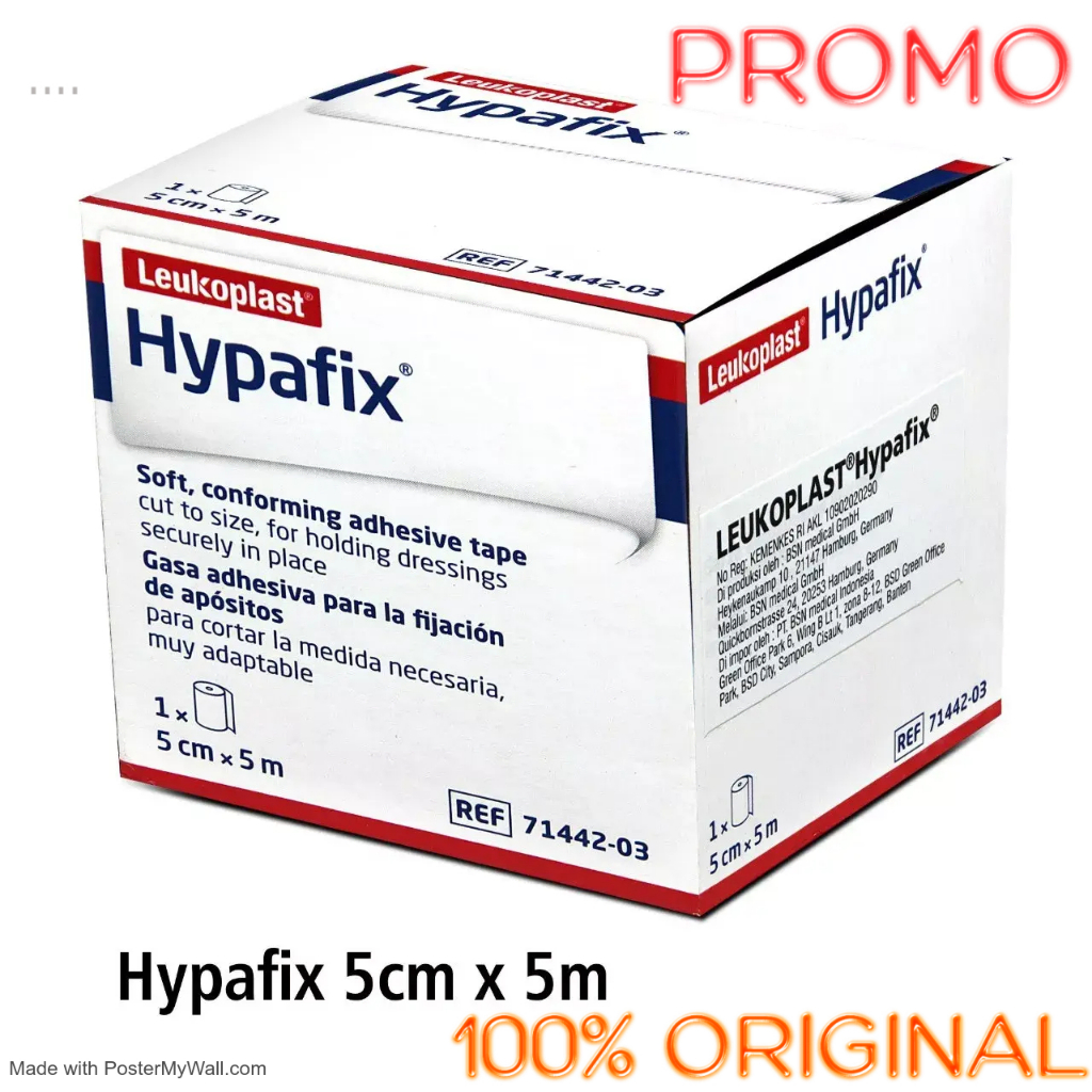 HYPAFIX / HYPAFIX BSN 5 CM X 1M / HYPAFIX 10CM X 5M / HYPAFIX 5CMX5M/ HYPAFIX 5 X 1 / Plester