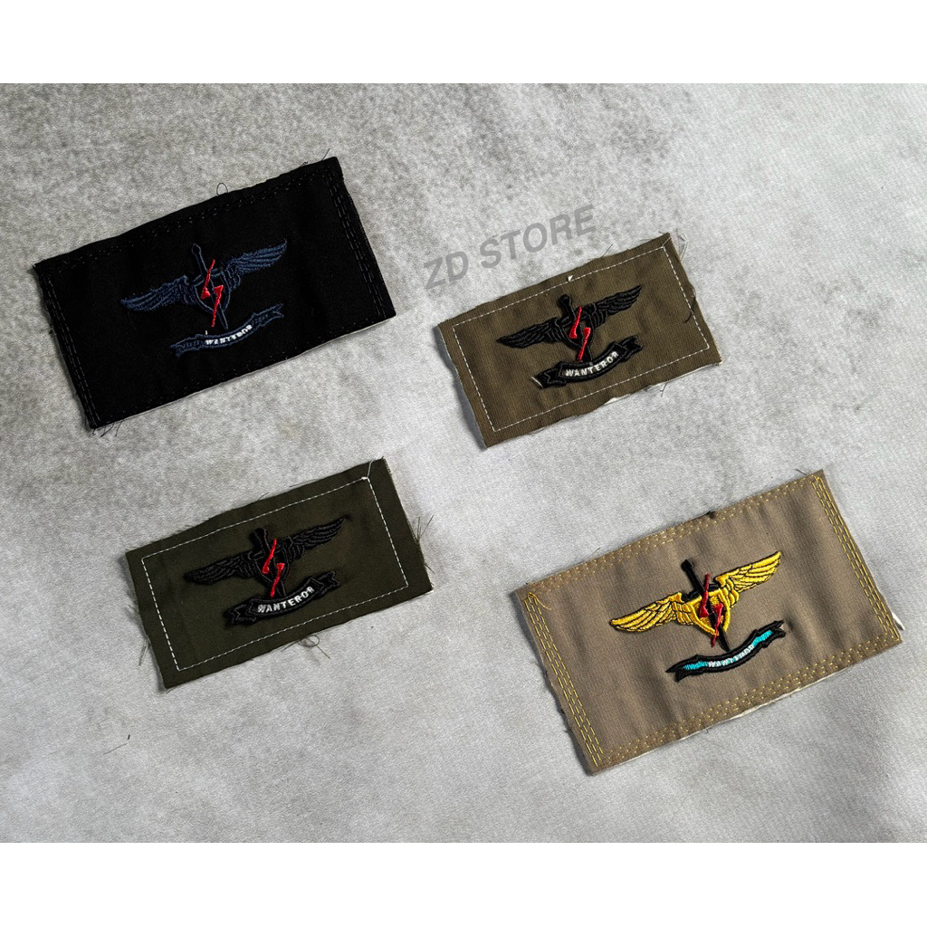 Wing WANTEROR Brimob PDL Timbul/Wing Brimob Bordir Timbul