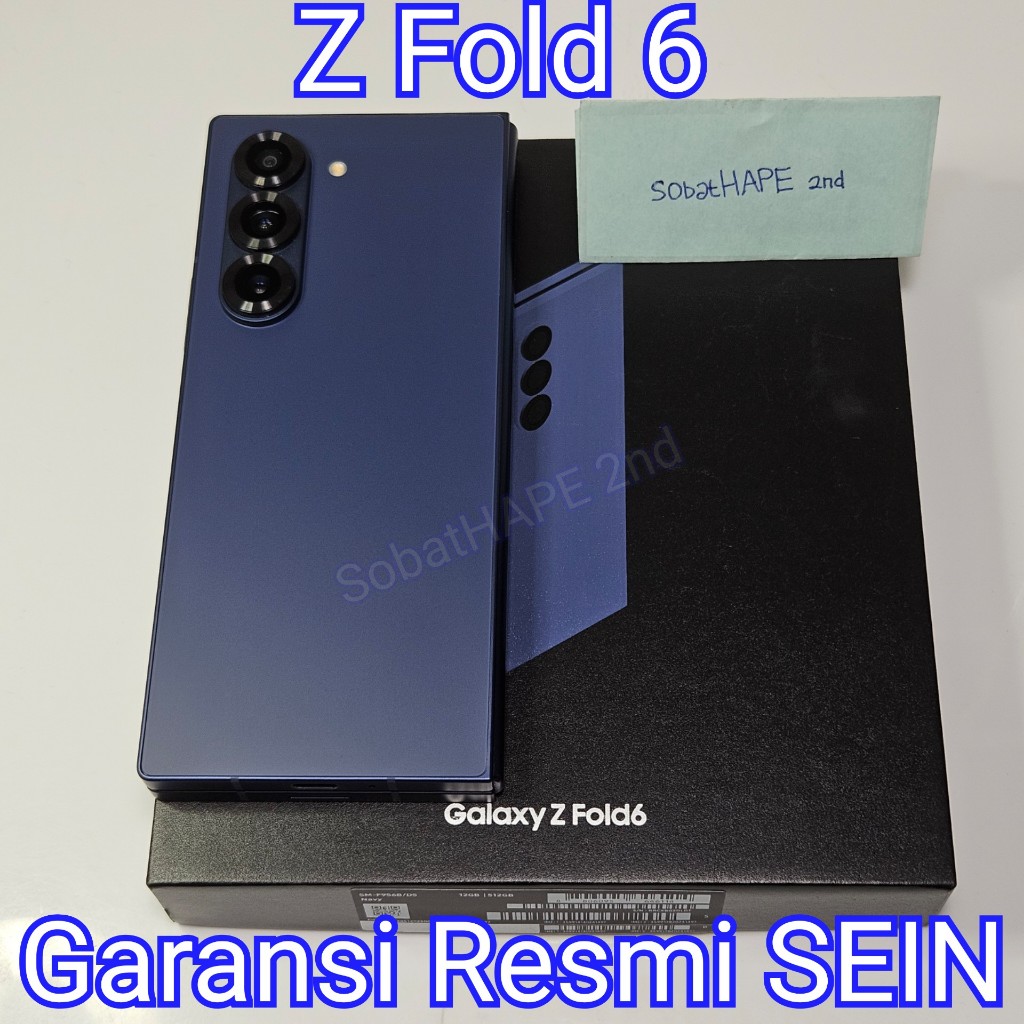 HP Samsung Z Fold 6 256GB 512GB Resmi SEIN 2nd Fullset Z Fold6 Zfold6 Bekas Mulus