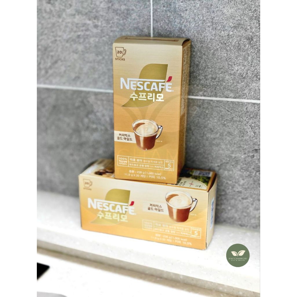 Matchamori_Nescafe Supremo Korean Instant Coffee | Original | Gold Mild | Eceran/Sachet | Kopi Insta