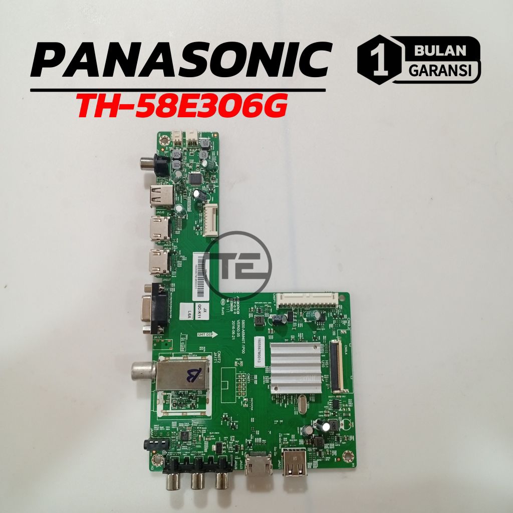 PANASONIC TH-58E306G MB MESIN TV PANASONIC TH 58E306G MAINBOARD MOTHERBOARD TV