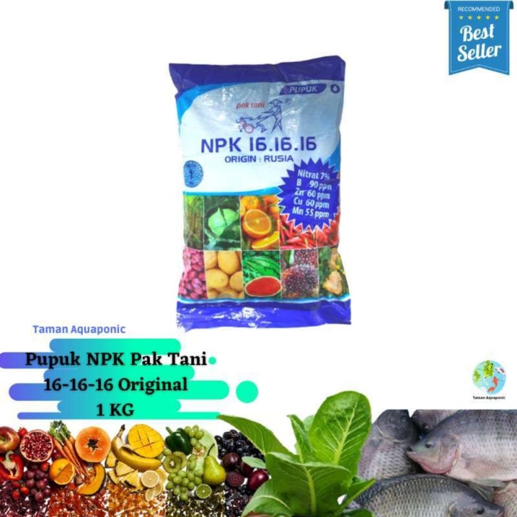 NPK 161616 Pak Tani 1Kg