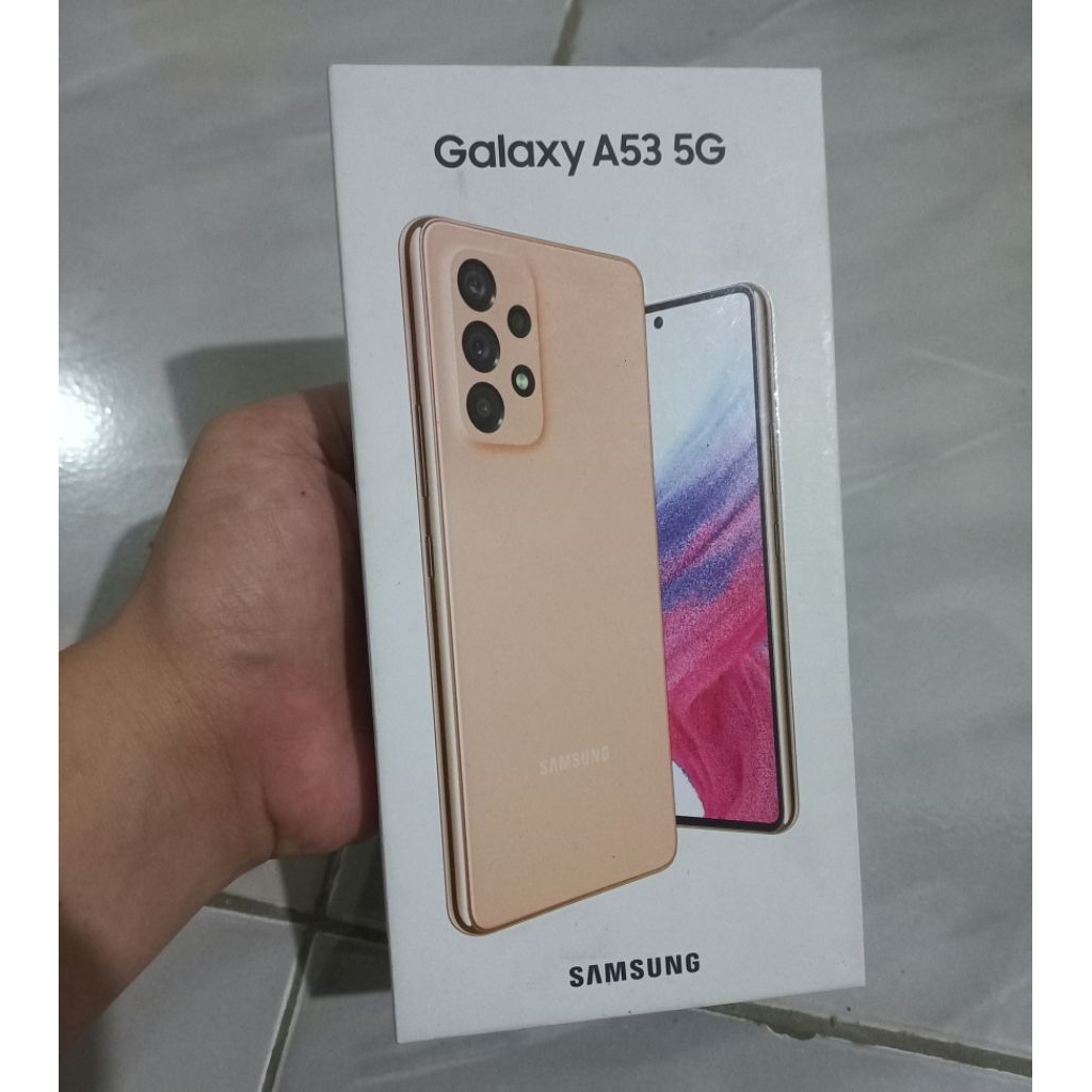 dusbox samsung a53 5G oren ori bekas mulus