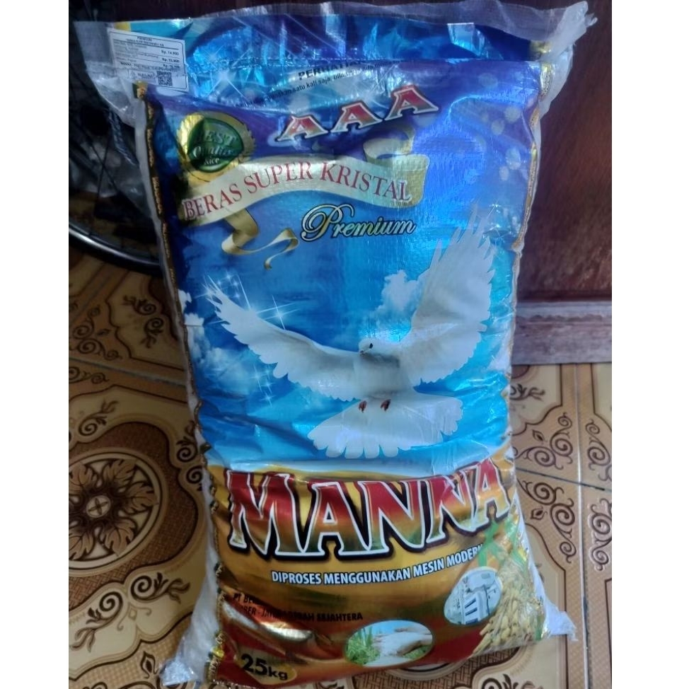 BERAS MANNA 25KG / BERAS MANNA 25 KG / BERAS MANA 25 KG / BERAS MANA 25KG / BERAS 25 KG