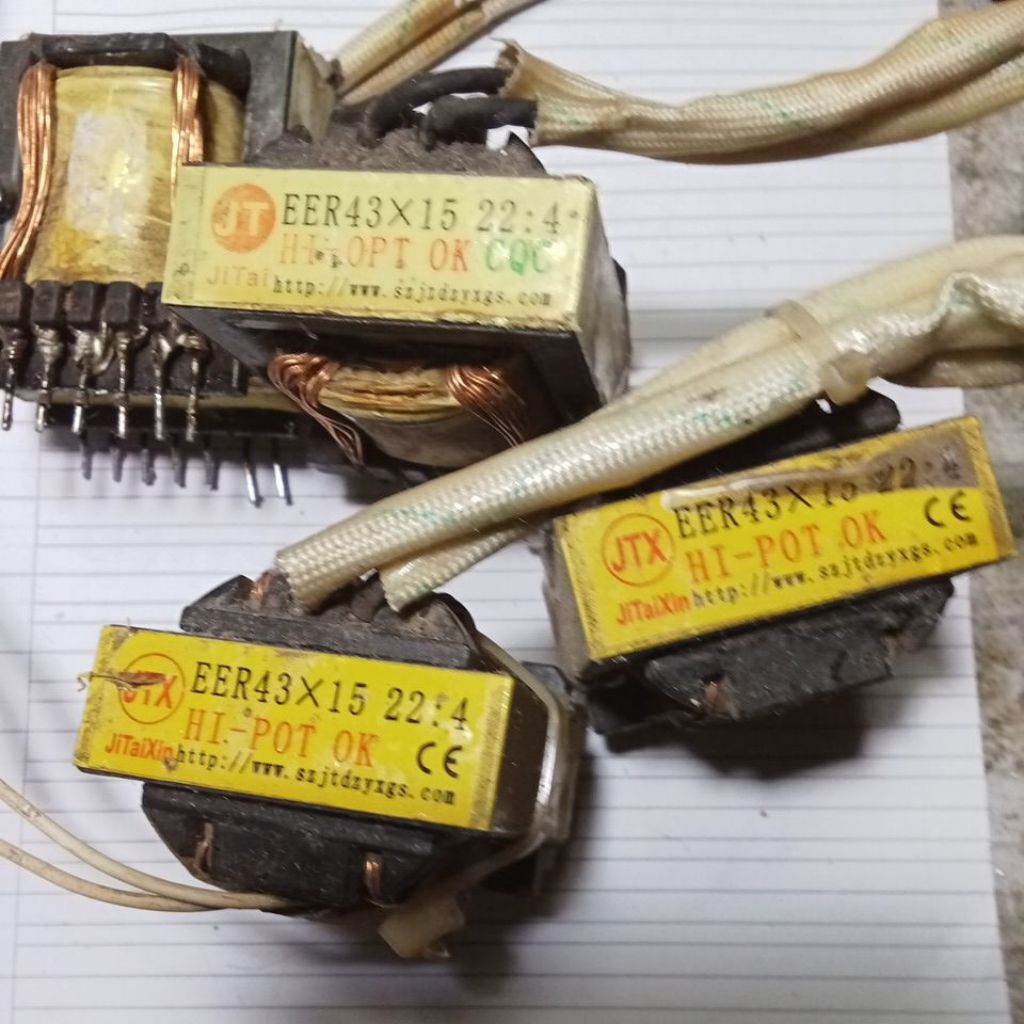 Trafo EER43X15  22:4 cabutan mesin las_normal original