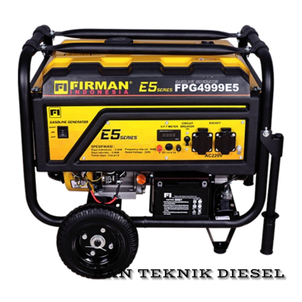 Mesin Genset 3500 Watt FIRMAN FGP 4999E5 Berkualitas